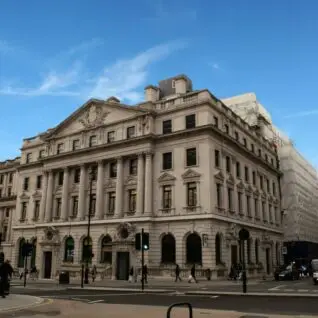 External building of 11 Waterloo Place in London