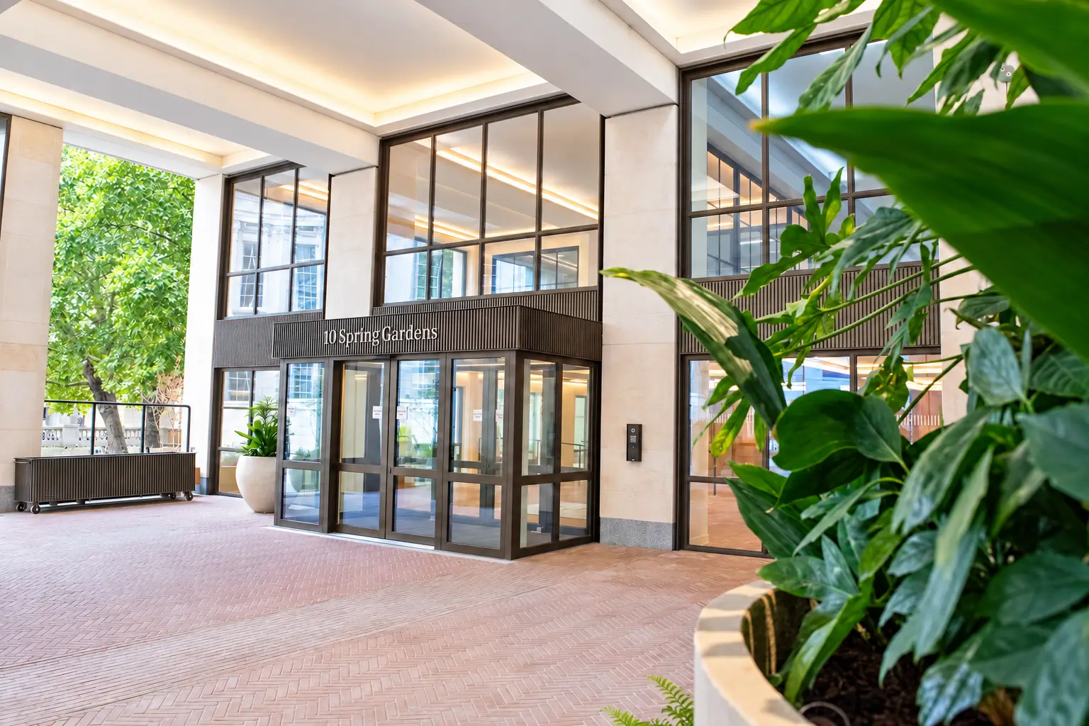 Spring Gardens glass entrance-3
