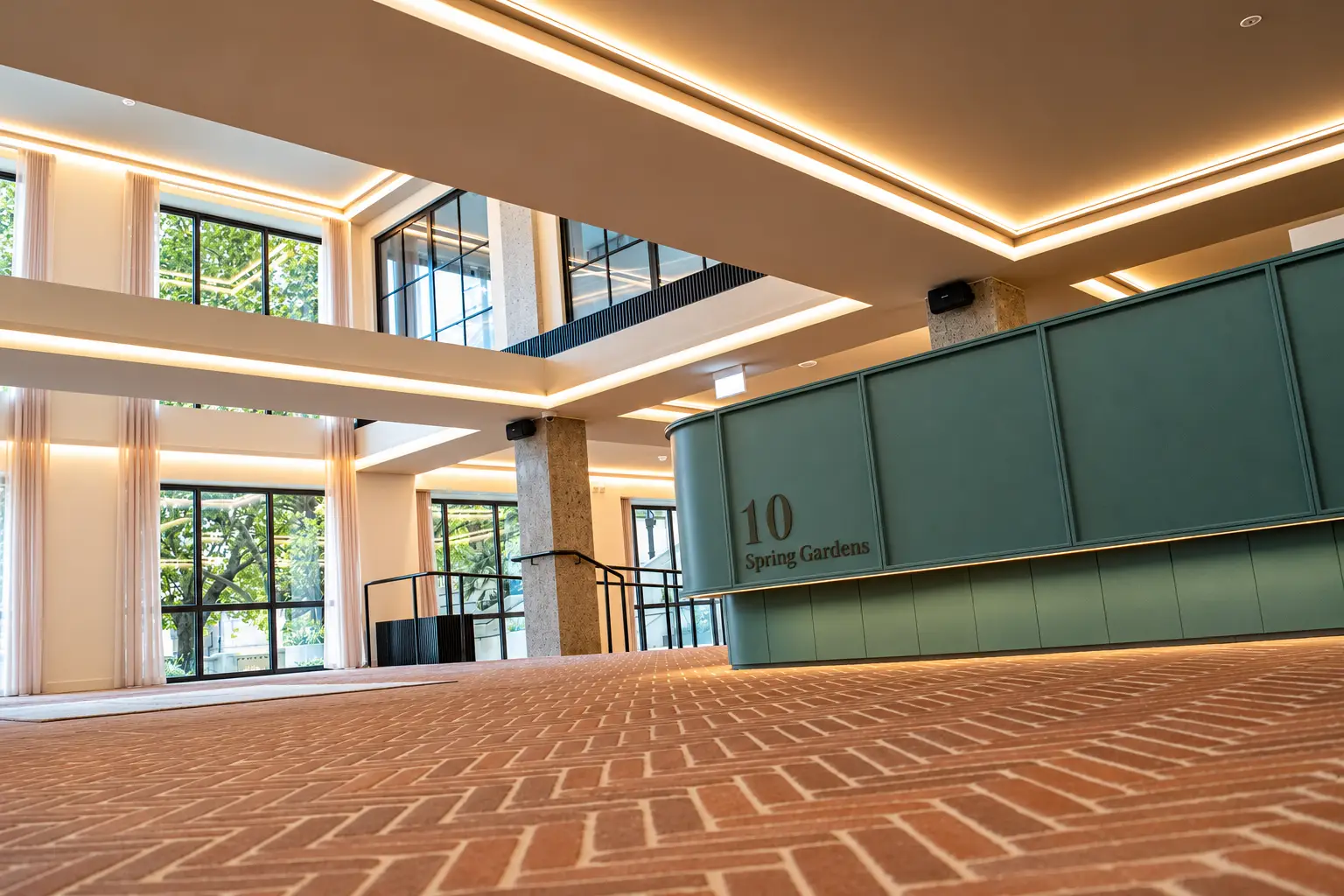 Teal Reception Desk, Spring Gardens-8